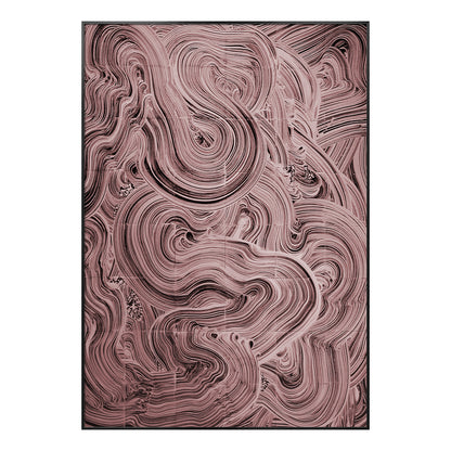 Gray Marble Current Relief Wall Art