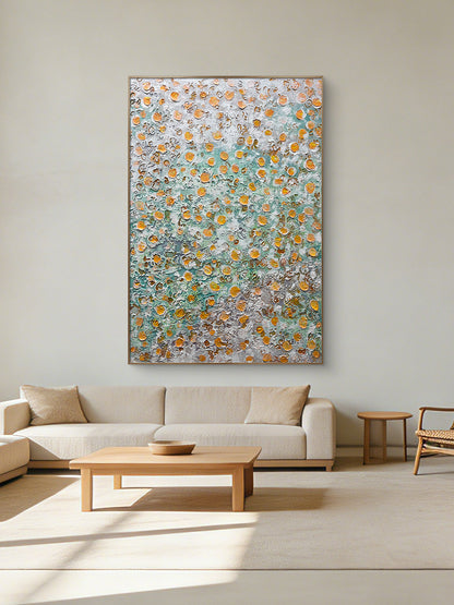 Luxury Modern Wall Art with Textured Surface and Soft Tones