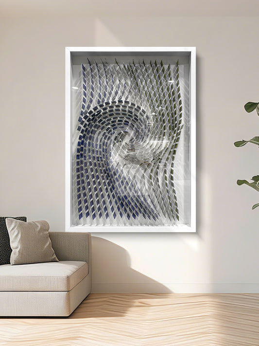 Abstract Acrylic Geometric Wall Hanging Colorful Artwork Decor