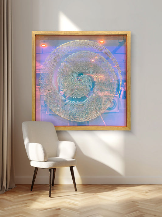Wabi-Sabi Minimalist 3D Relief Wall Art - Clay Textured Canvas