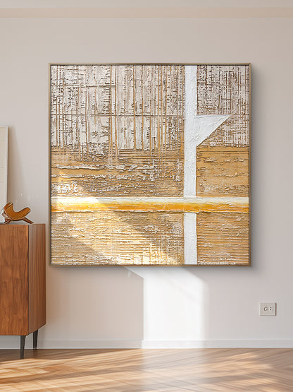 Architectural Neutral Textured Wall Art for Interior Design Projects
