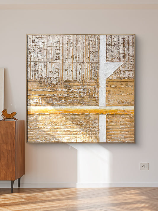 Architectural Neutral Textured Wall Art for Interior Design Projects