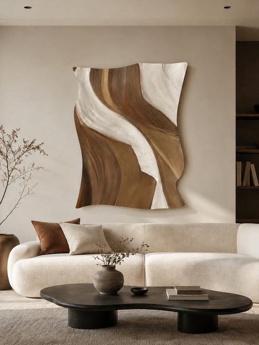 Earthflow Layered Sandstone Wall Art
