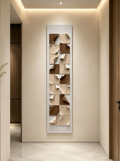 Ivory Fold Paper Shadow Box