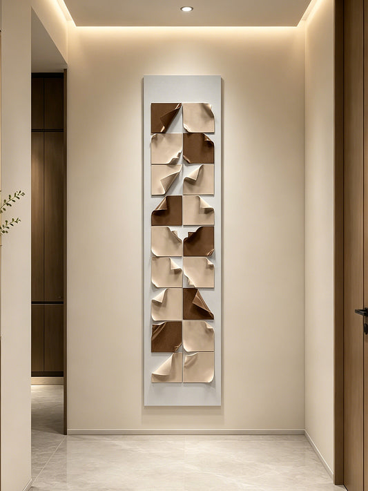 Ivory Fold Paper Shadow Box