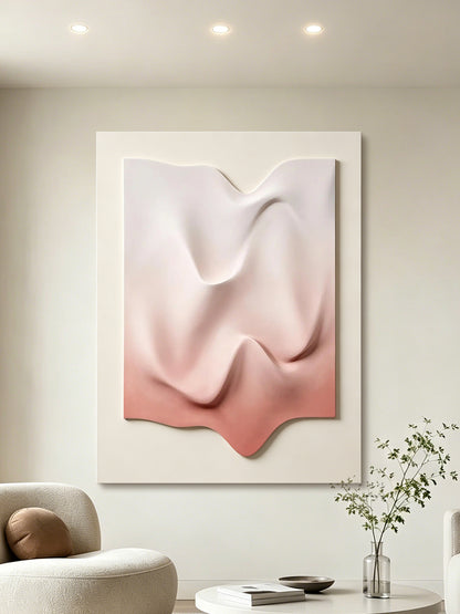 Ivory Rising Form Wall Relief