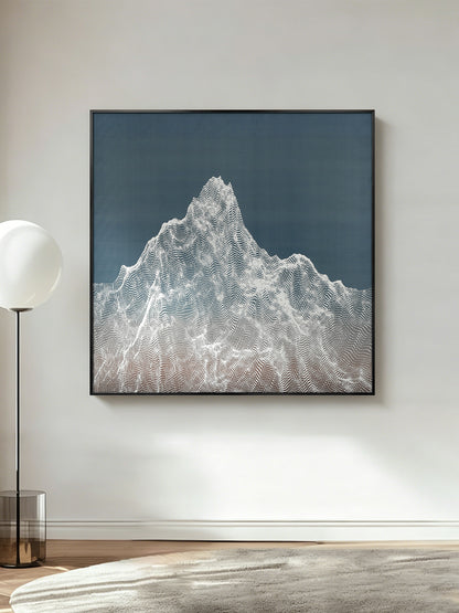 Silver Mountain Peak Wall Relief