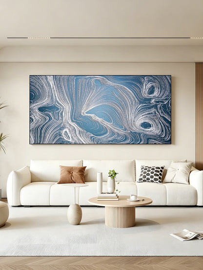 Golden Timber Grain Relief Wall Art